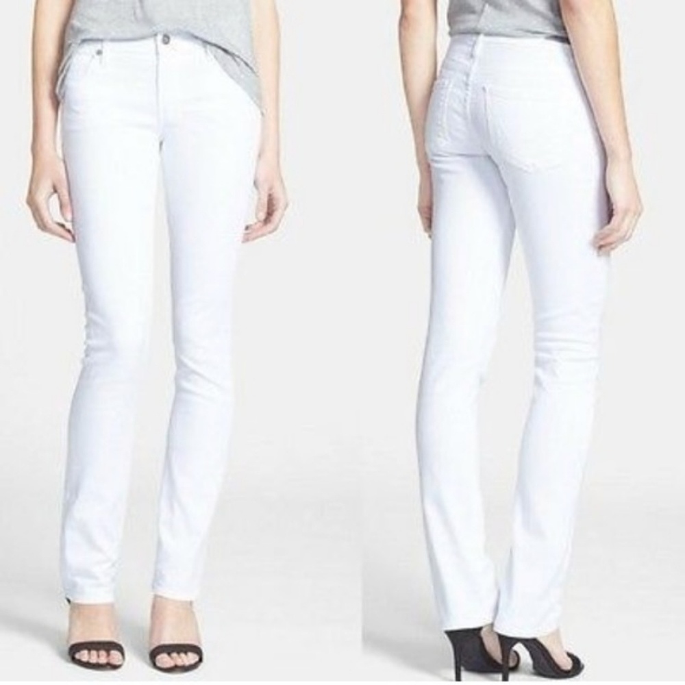 White Straight Leg 7 For All Mankind Jean